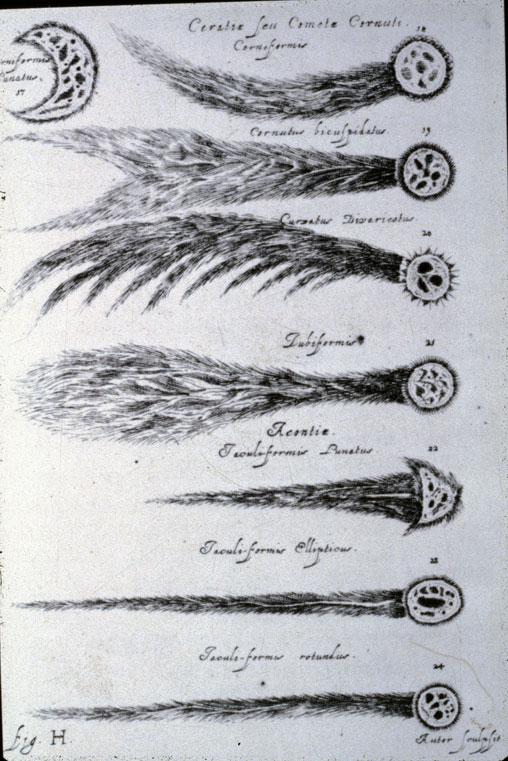 Comets; Hevelius, 1688