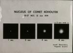 Four Photos Of The Nucleus, Jan 15, Lowell Observatory