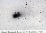 Comet Giacobini-Zinner, 1985 Sept 14, UKS (Negative)